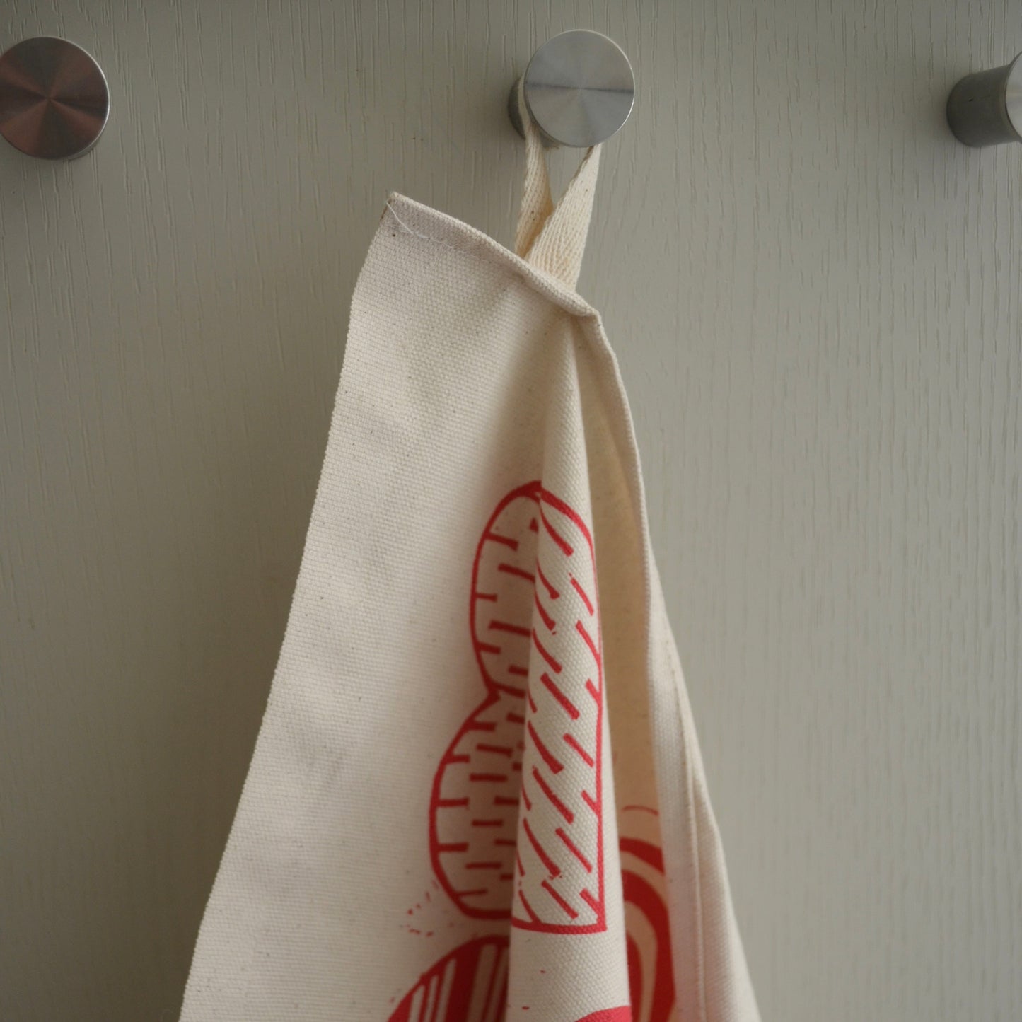 ***NEW PRODUCT*** "Sending Love" Organic cotton tea-towel
