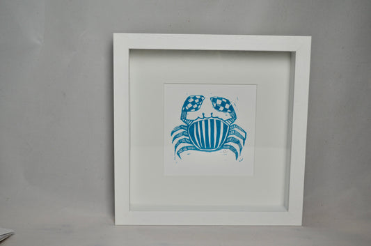 "Crab" signed Lino-Print