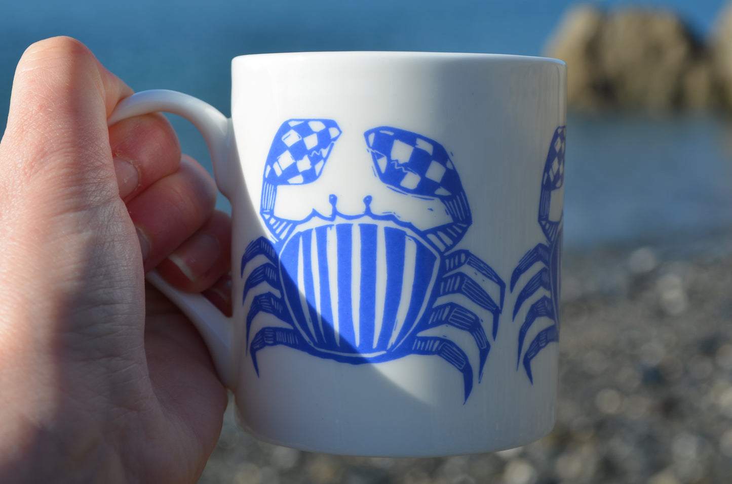 "Crab" Fine Bone China Mug