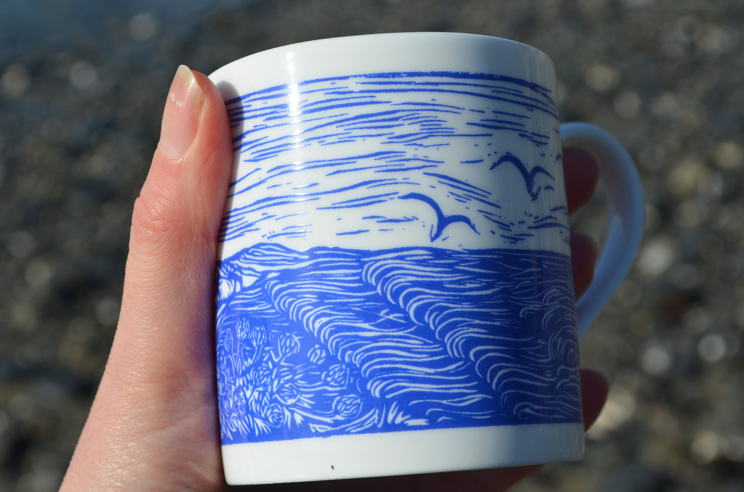 "Cornwall Coast" Fine Bone China Mug