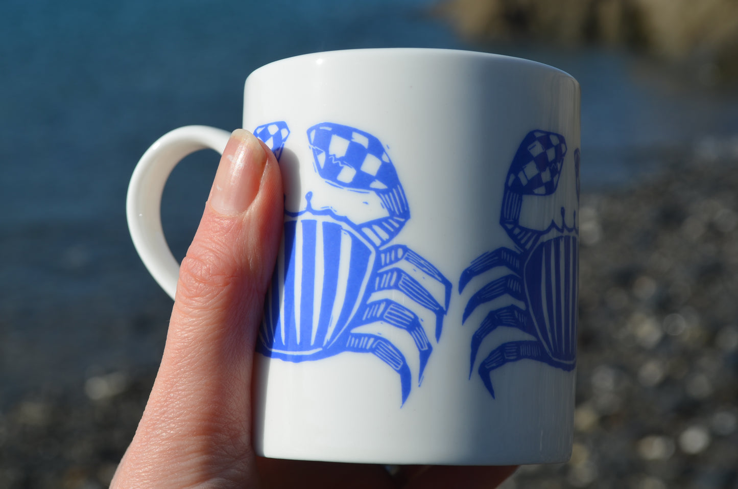"Crab" Fine Bone China Mug
