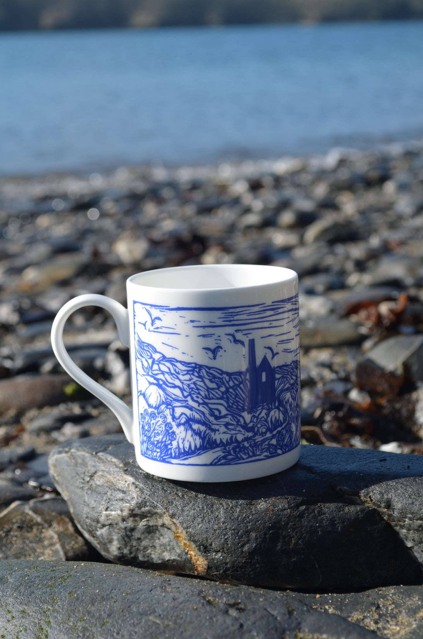 "Cornwall Coast" Fine Bone China Mug