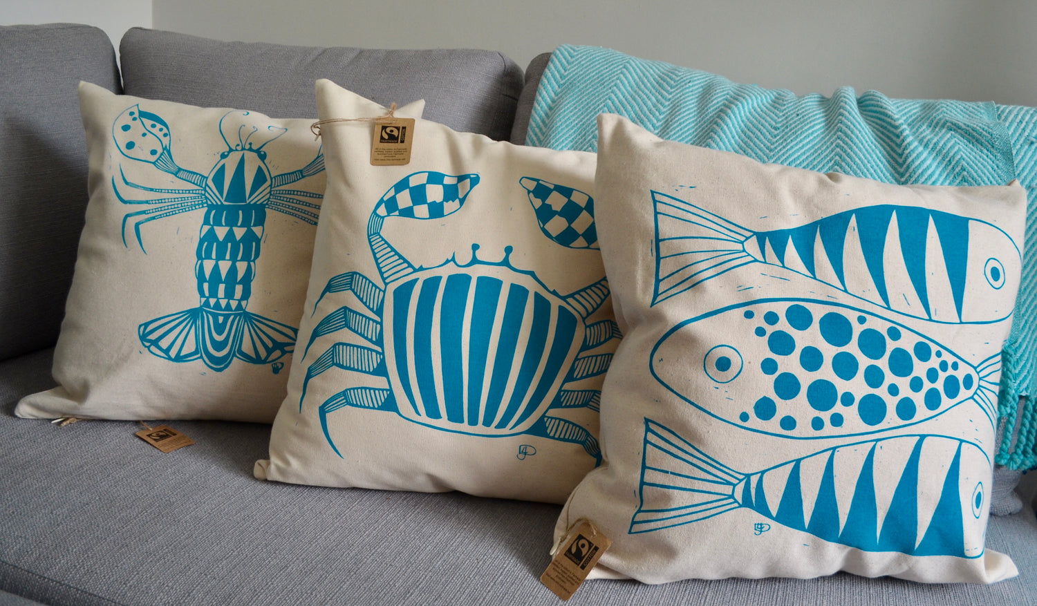 Fish and Friends Cushions