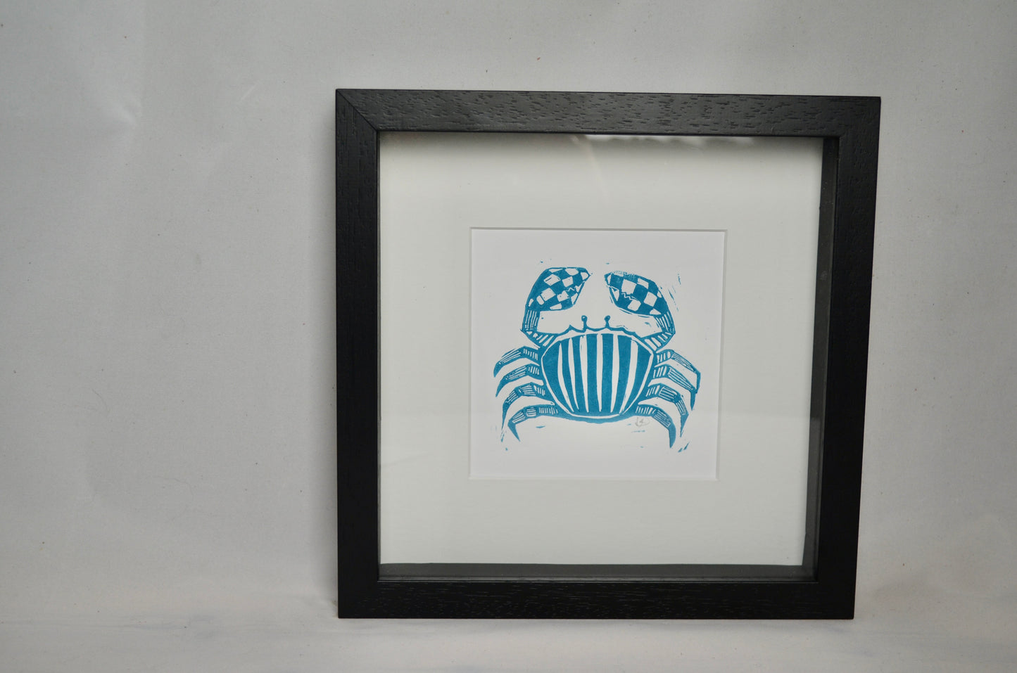 "Crab" signed Lino-Print