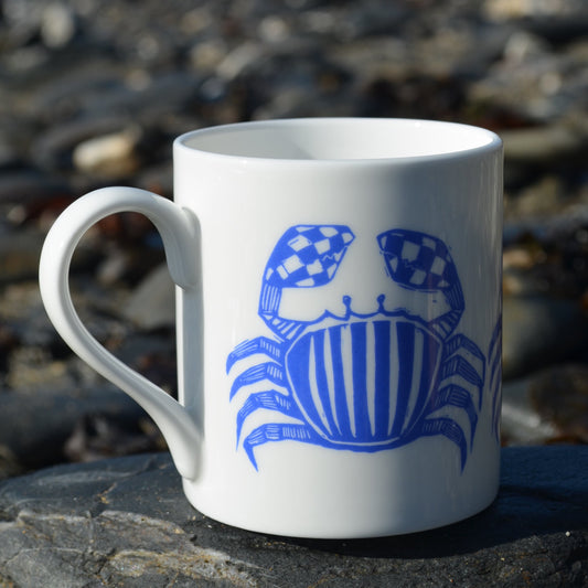 "Crab" Fine Bone China Mug