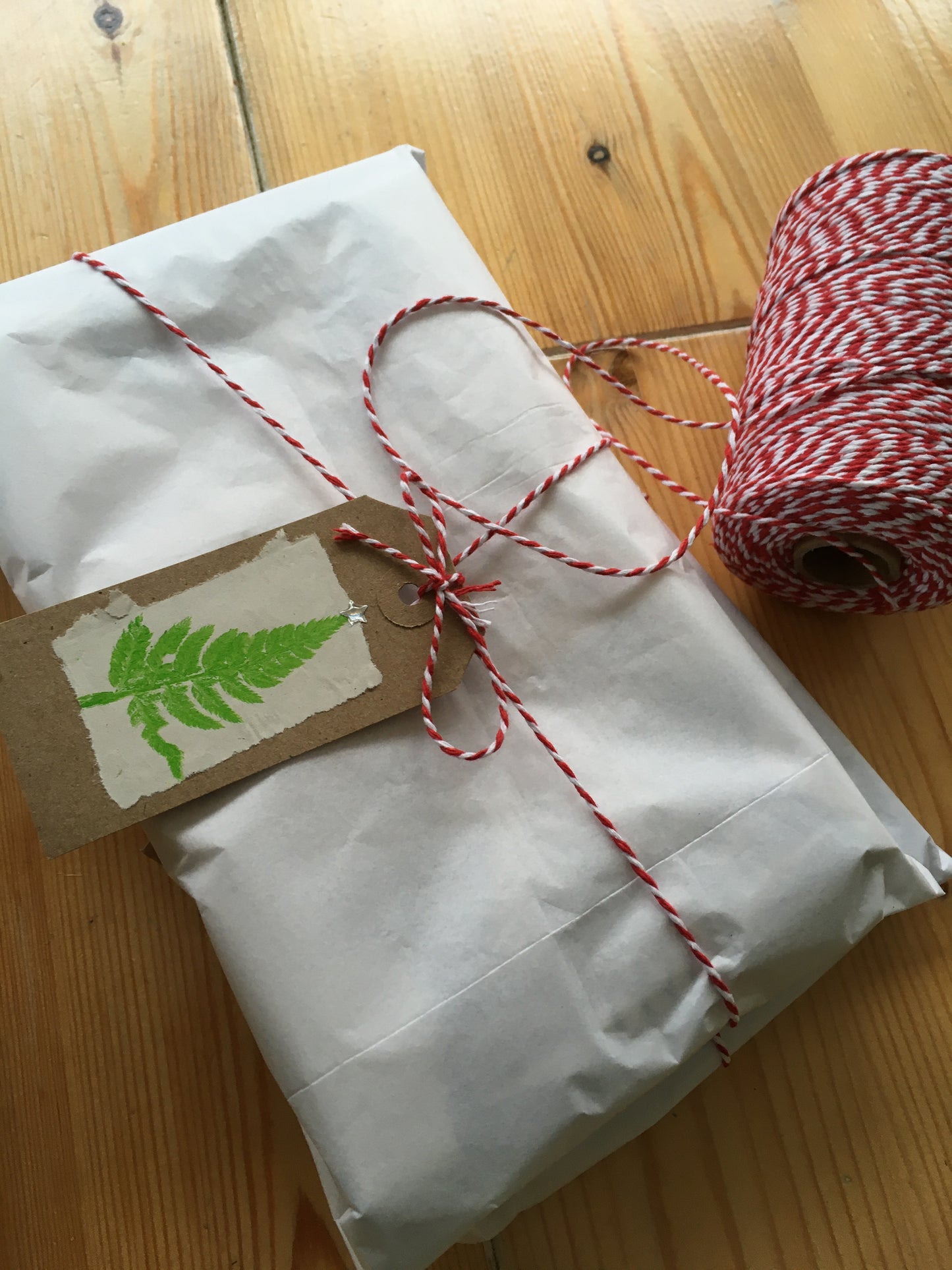 "Christmas Trees Galore" Organic cotton tea towel